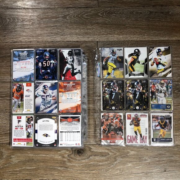 Football Card Lot Collection Topps Score Various Teams NFL Trading Cards - Picture 9 of 12